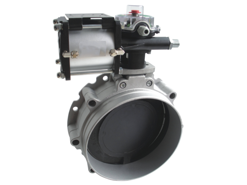 FM600-D8 Series Pneumatic Powder Particle Butterfly Valves