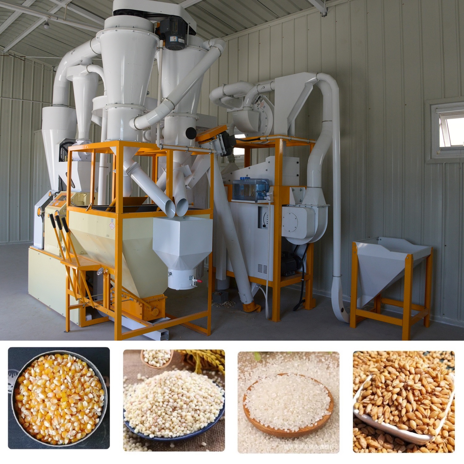 6FTS-9 Complete Small Maize Flour Milling Line